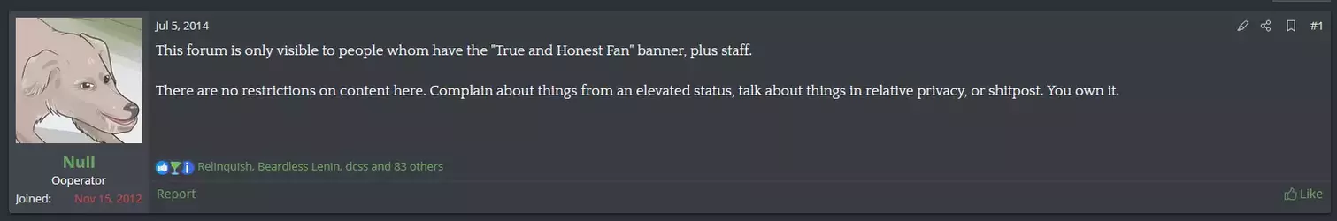 Supporter forum threadban 2