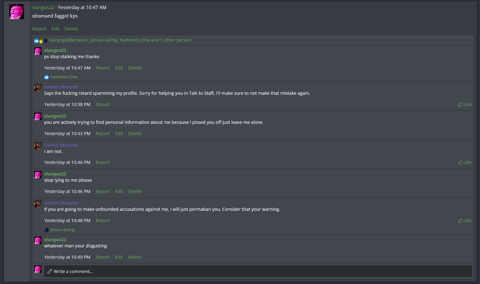 Gaslighting response